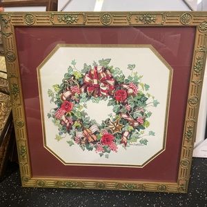 Erin Dertner Framed Wreath Print